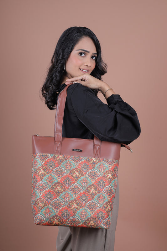 RUBIK Mughal Art Multicolor Everyday Shoulder Bag