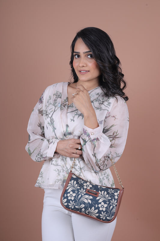 RUBIK Motif Harmony Print Sling Bag