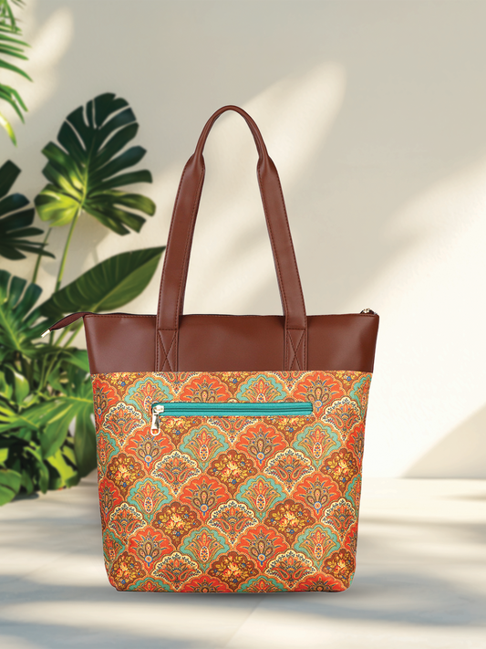 RUBIK Mughal Art Multicolor Everyday Shoulder Bag
