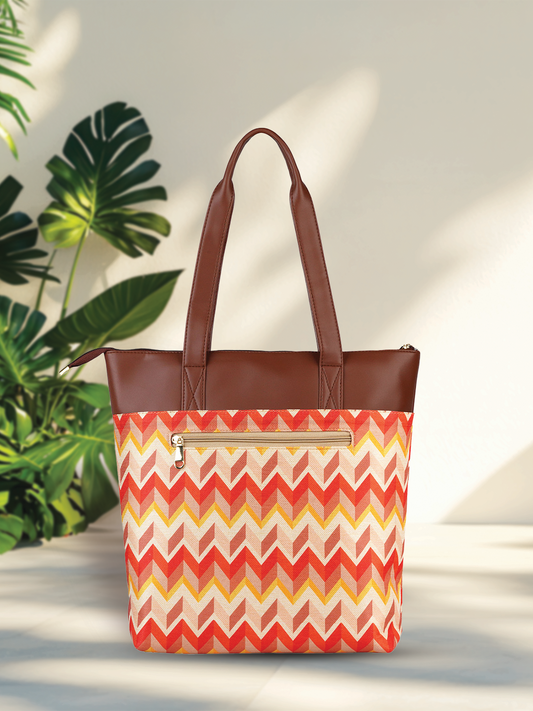 RUBIK Tidal Wave Print Everyday Shoulder Bag