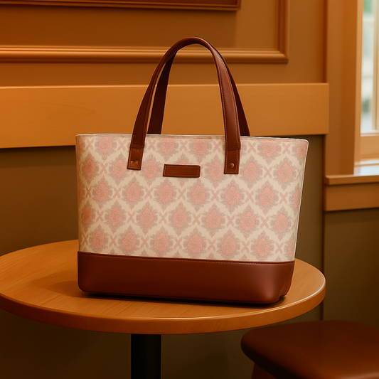 Vintage Bloom Tote- Elegant Everyday Carry
